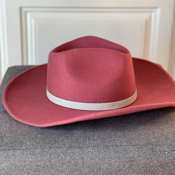 Rag & Bone Ohara Wool Cowboy Hat in Rose - Picture 8 of 8
